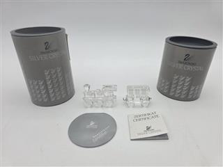 Swarovski Crystal Train Locomotive Engine & Passenger Car 7471 NR 000 001 / 003
